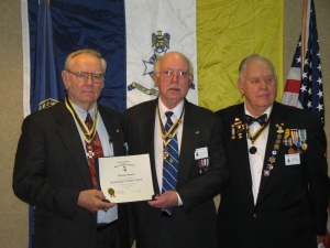 Bob Knott and Bill Webb were presented the Flathers award for the NESSAR newsletter, The Husker Patriot.