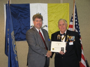 John Reinert is awarded the Meritorious Service Medal