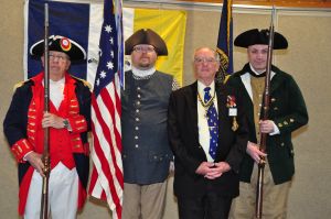 Color Guard with newly elected NESSAR President David Kentsmith.